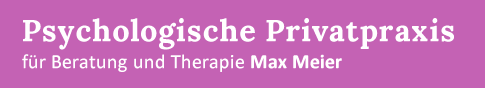 Psychologische Privatpraxis für Beratung und Therapie - Max Meier